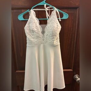 Speechless Ivory Lace Dress